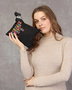 Zoozie Bags Neceser de Maquillaje Negro en Algodón